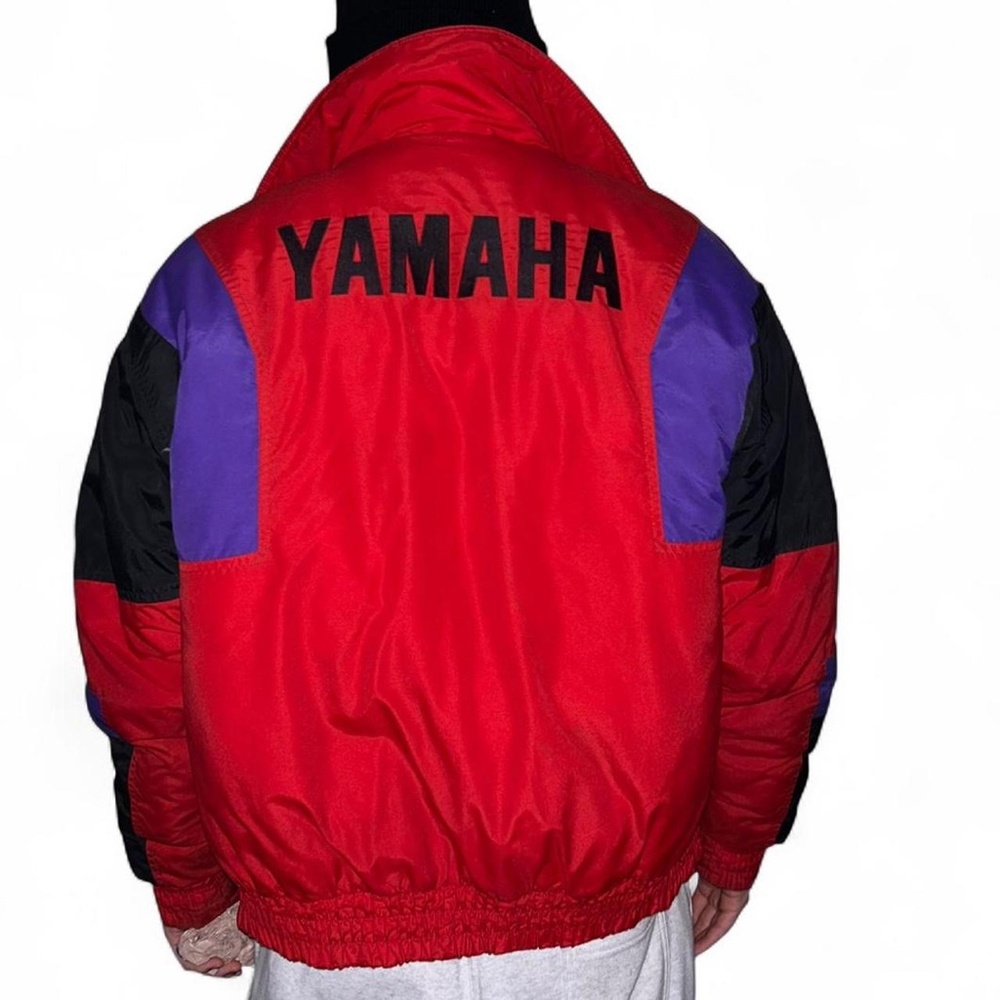 Vintage y2k 90s ski motorcycle winter sports jacket coat Yamaha  Size large